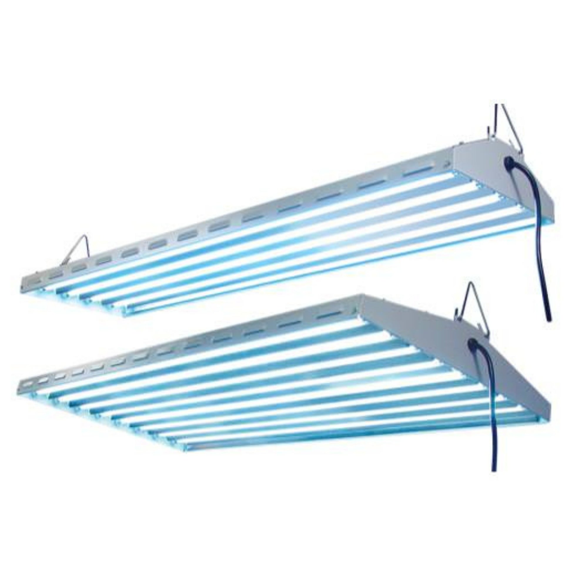 New Wave T5 HO Fluorescent Light Fixture - 8 Lamp - 48 inch types