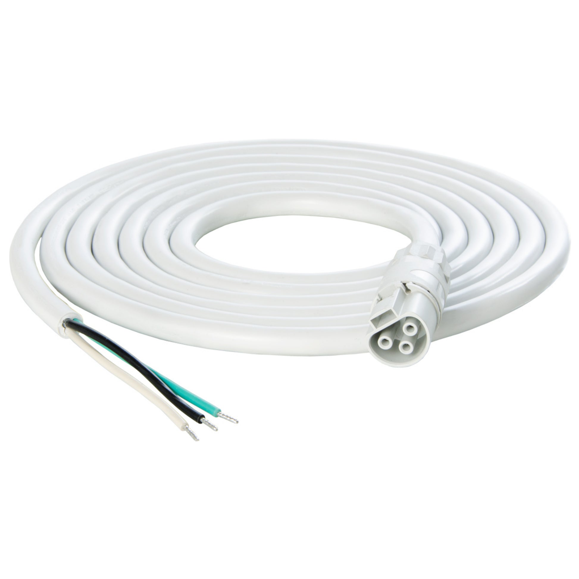 PHOTOBIO X White Cable Harness 16AWG with leads 10ft main image