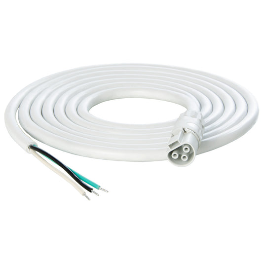 PHOTOBIO X White Cable Harness 16AWG with leads 10ft main image