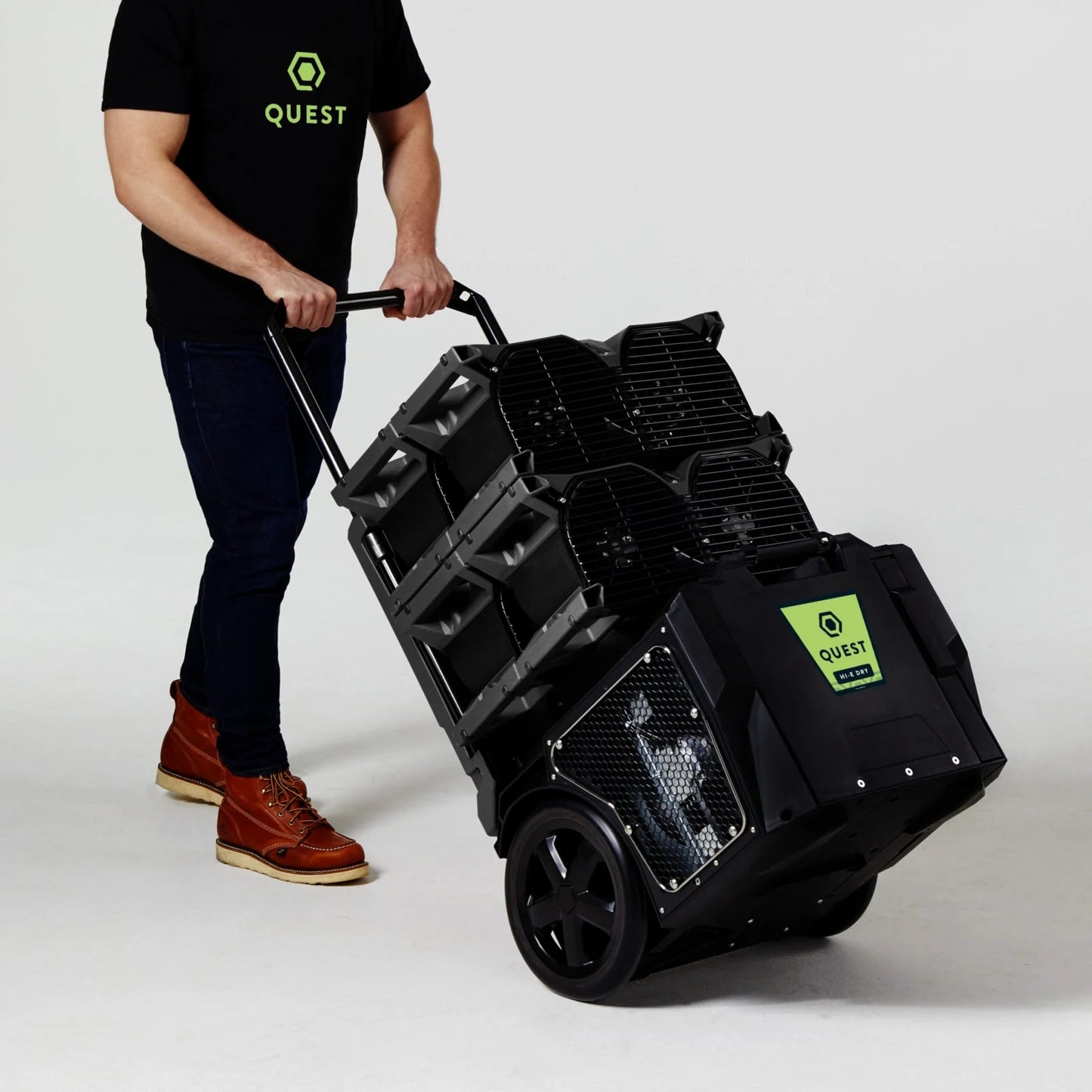 Quest Hi-E Dry 140 PORTABLE In Use