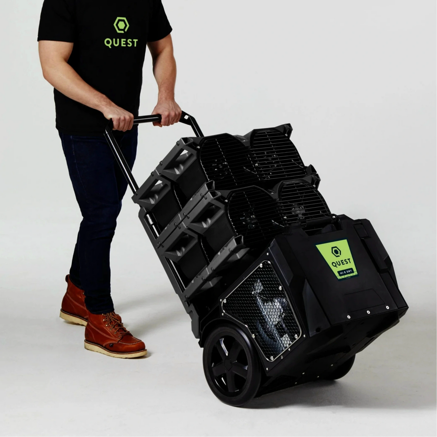 Quest Hi-E Dry 140 PORTABLE In Use