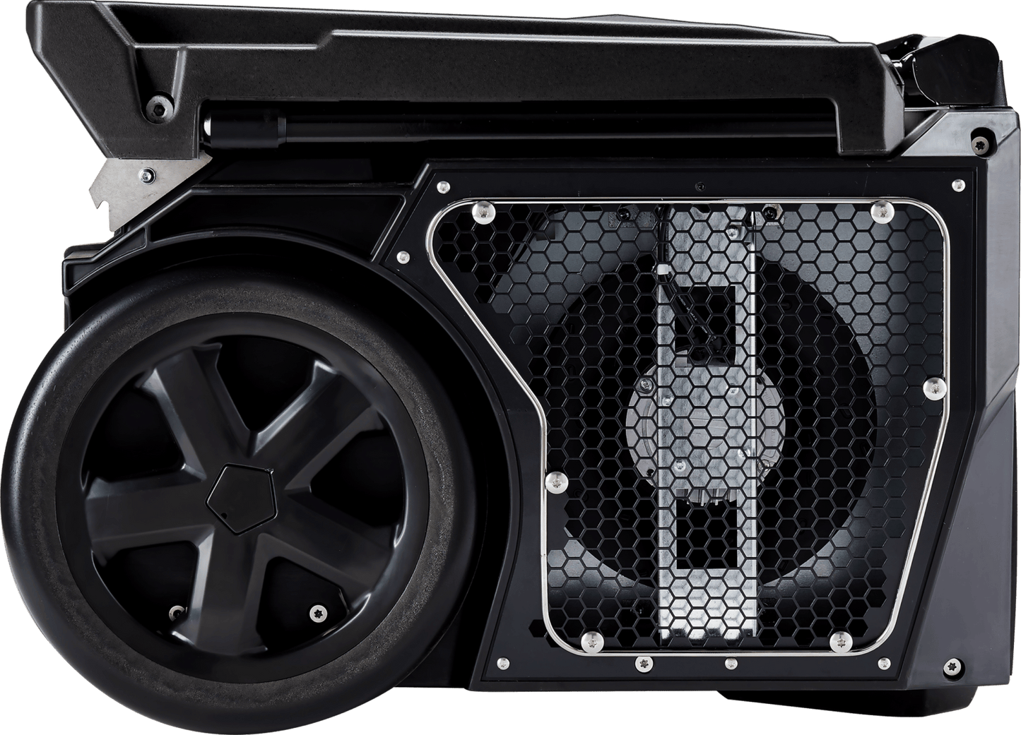 Quest Hi-E Dry 140 PORTABLE SERIES Fan Side View