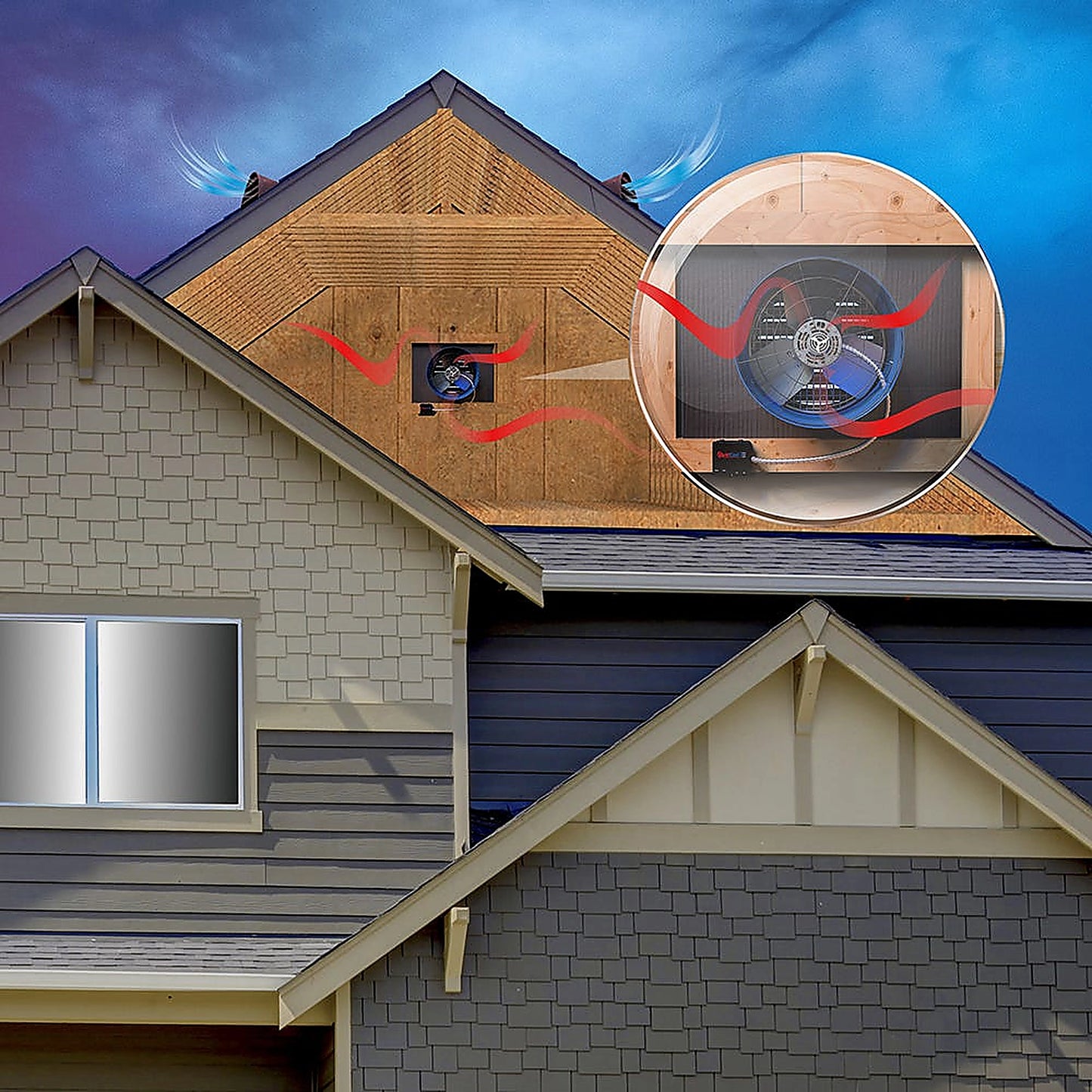 QuietCool 3.0 Smart Attic Gable Fan with Smart App Control how to use