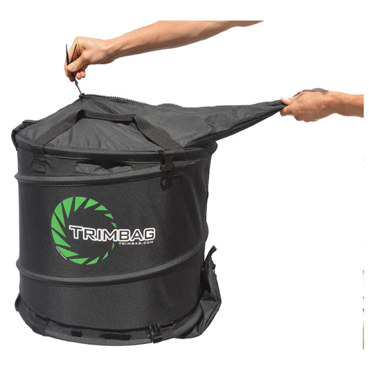 Trimbag Collapsible Hand-held Dry Trimmer with flap