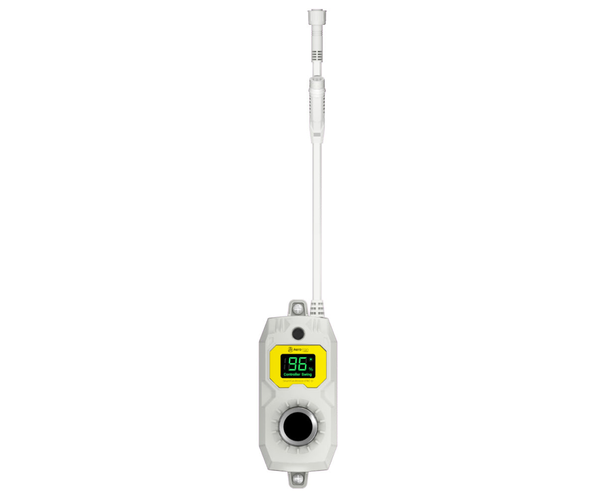 TrolMaster - Aero-Fan Smart Fan Remote with built-in photocell for day/night setting Showing Cord
