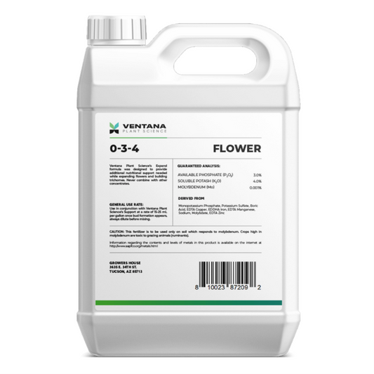 Ventana Plant Science Flower back view