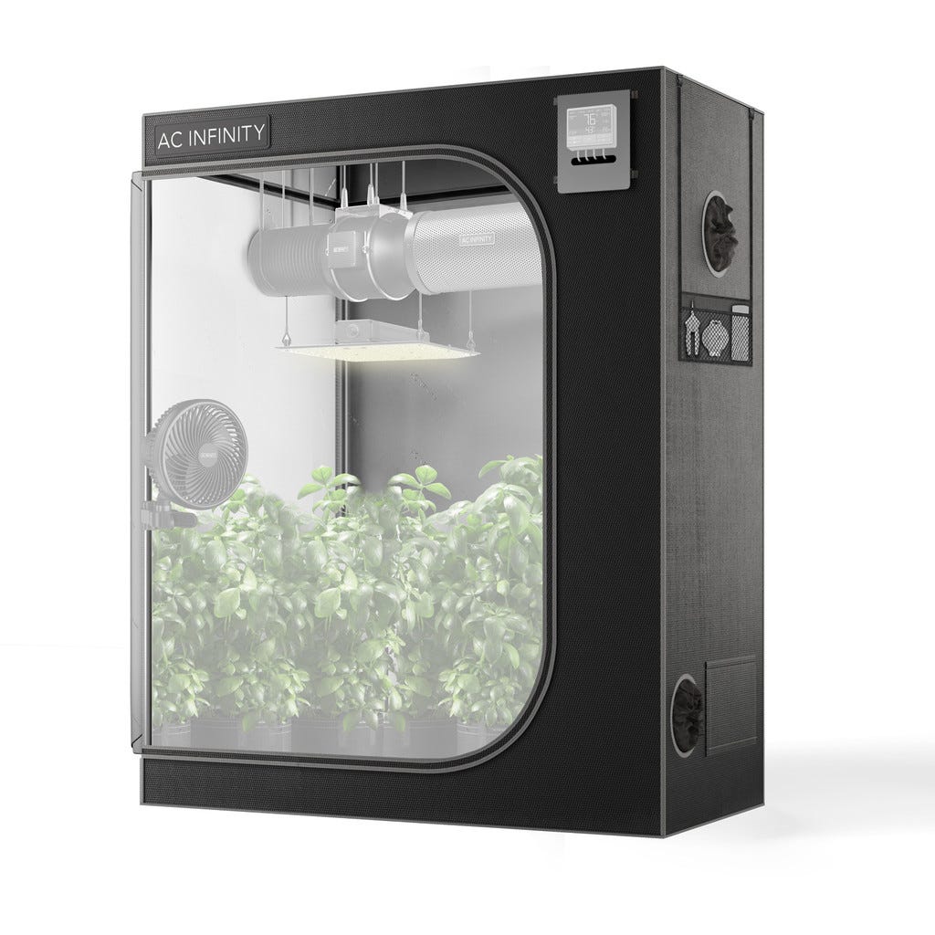 diamond mylar grow tent AC Infinity 4x2 CLOUDLAB 642 Advance Grow Tent 48"x24"x72"