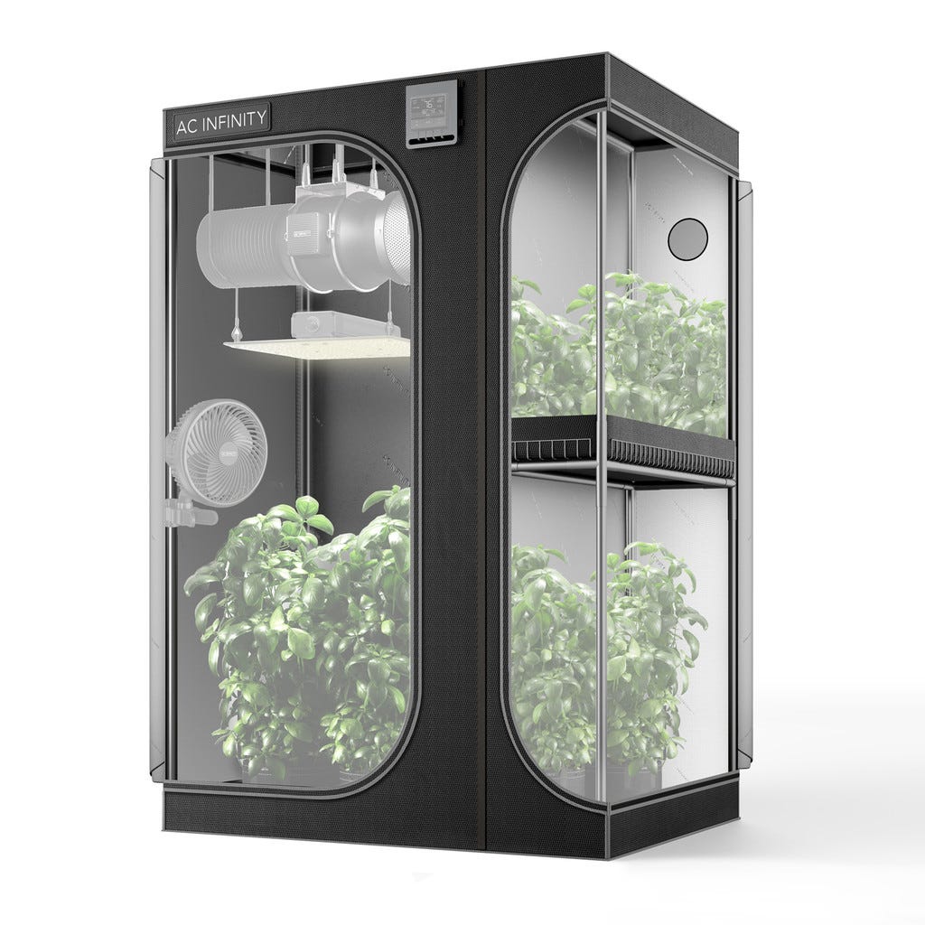 CLOUDLAB 743D, 2-in-1 Advance Grow Tent 4x3, 2000D Mylar Canvas, 48" x 36" x 72" Main Image