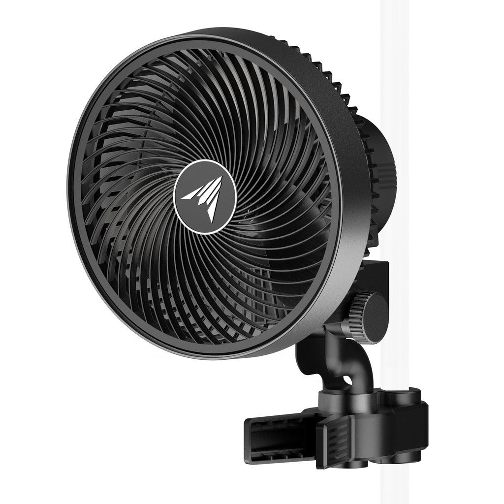AC Infinity CLOUDRAY A6, Gen 2 Grow Tent Clip Fan 6†with Long-Life EC Motor, 10-Level Dynamic Wind Modes & Fan Speeds Main Image