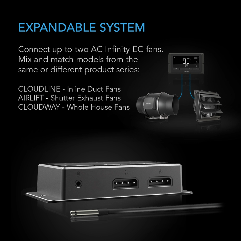 Temperature and Humidity Fan Controller Specifcations