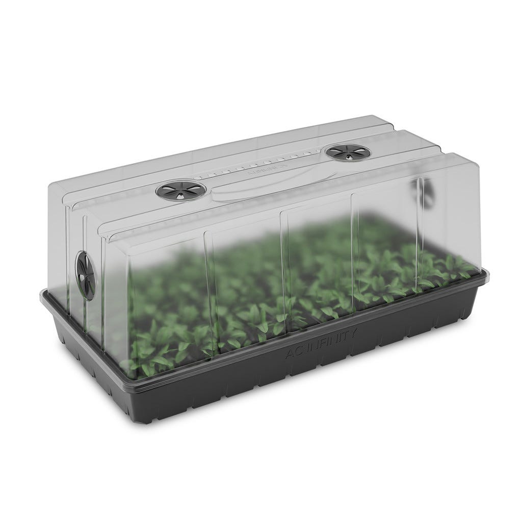 humidity tent AC Infinity Humidity Dome Large Propagation Kit 6x12 Cell Tray