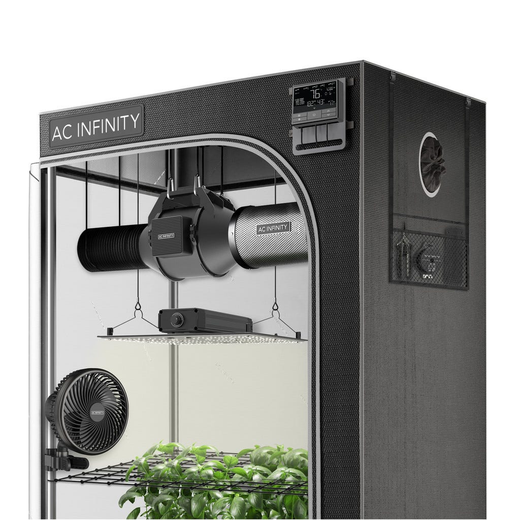 Advance Grow Tent System 2x2, 1-Plant Kit, WiFi-Integrated Controls To Automate Ventilation, Circulation, Full Spectrum LED Grow Light Main Image
