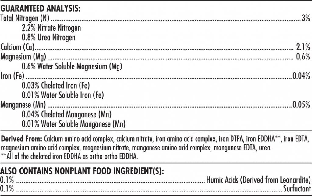 Advanced Nutrients - Sensi Bloom A - 4L Guaranteed Analysis