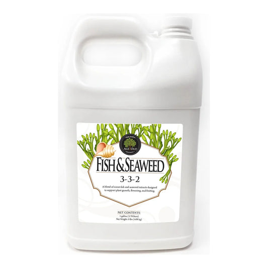Age Old Fish & Seaweed 3-3-2 liquid fertilizer, 1 gallon jug
