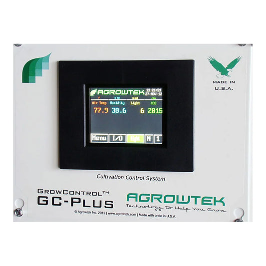 Agrowtek GC-Plus cultivation control system touchscreen