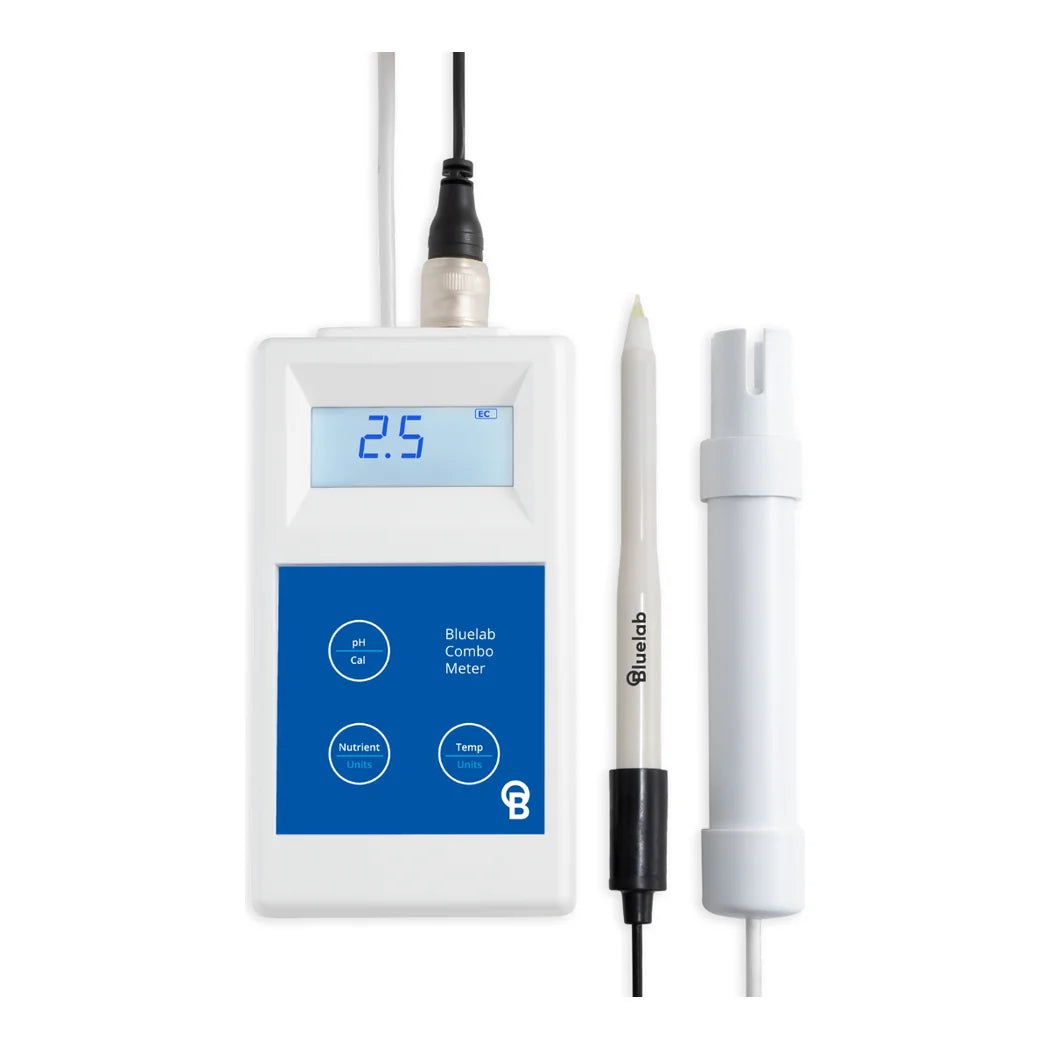 Bluelab Combo Plus Meter - Probe Included - Combo Meter Plus with pH and conductivity probes