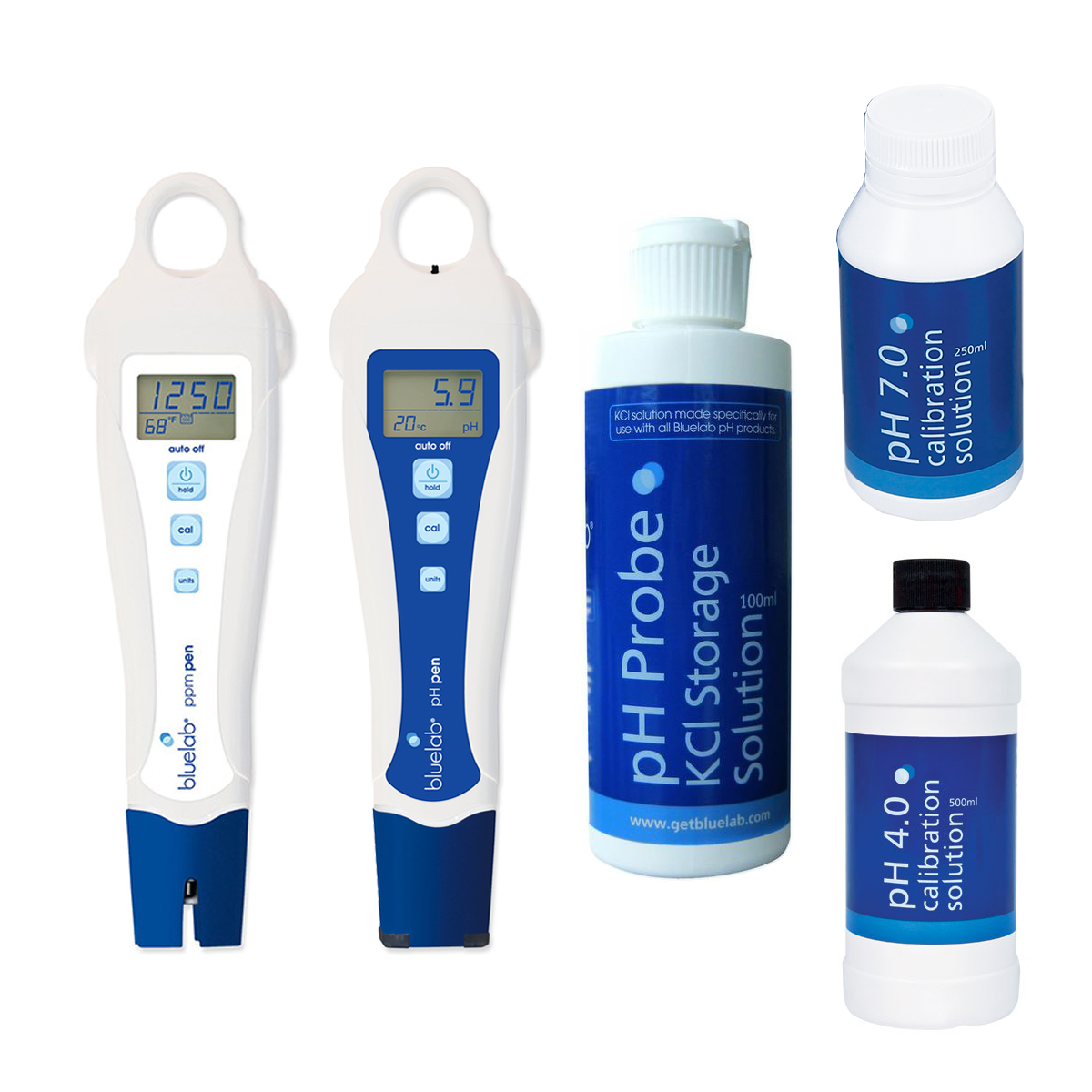 Bluelab pH & PPM Complete Starter Kit with Storage & Calibration Solution