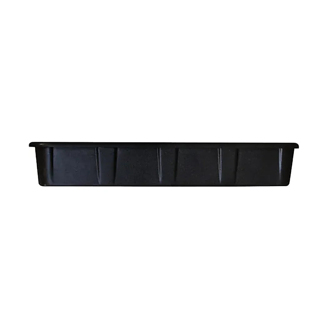 Botanicare OD Black Tray 4ft x 4ft | Fits a 4x4 Tent, 6in, 50 Gallon - tray, side profile