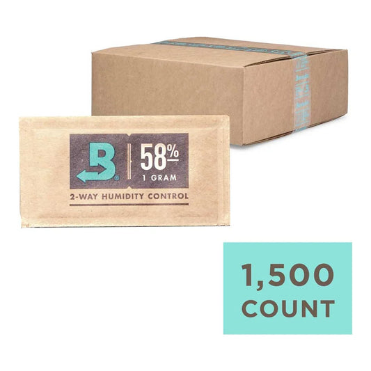 Boveda 58% 1 gram slim pack with 1,500 count case