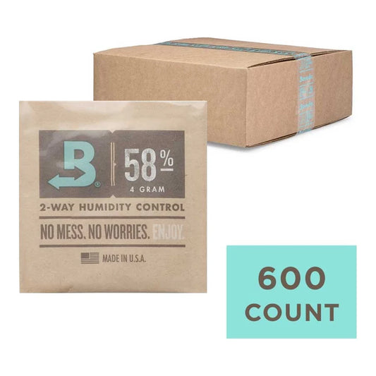 Boveda 58% 4 gram pack with 600 count case