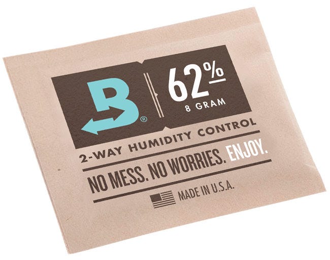 Boveda 2-Way Humidty Control 62% 8 gram pack