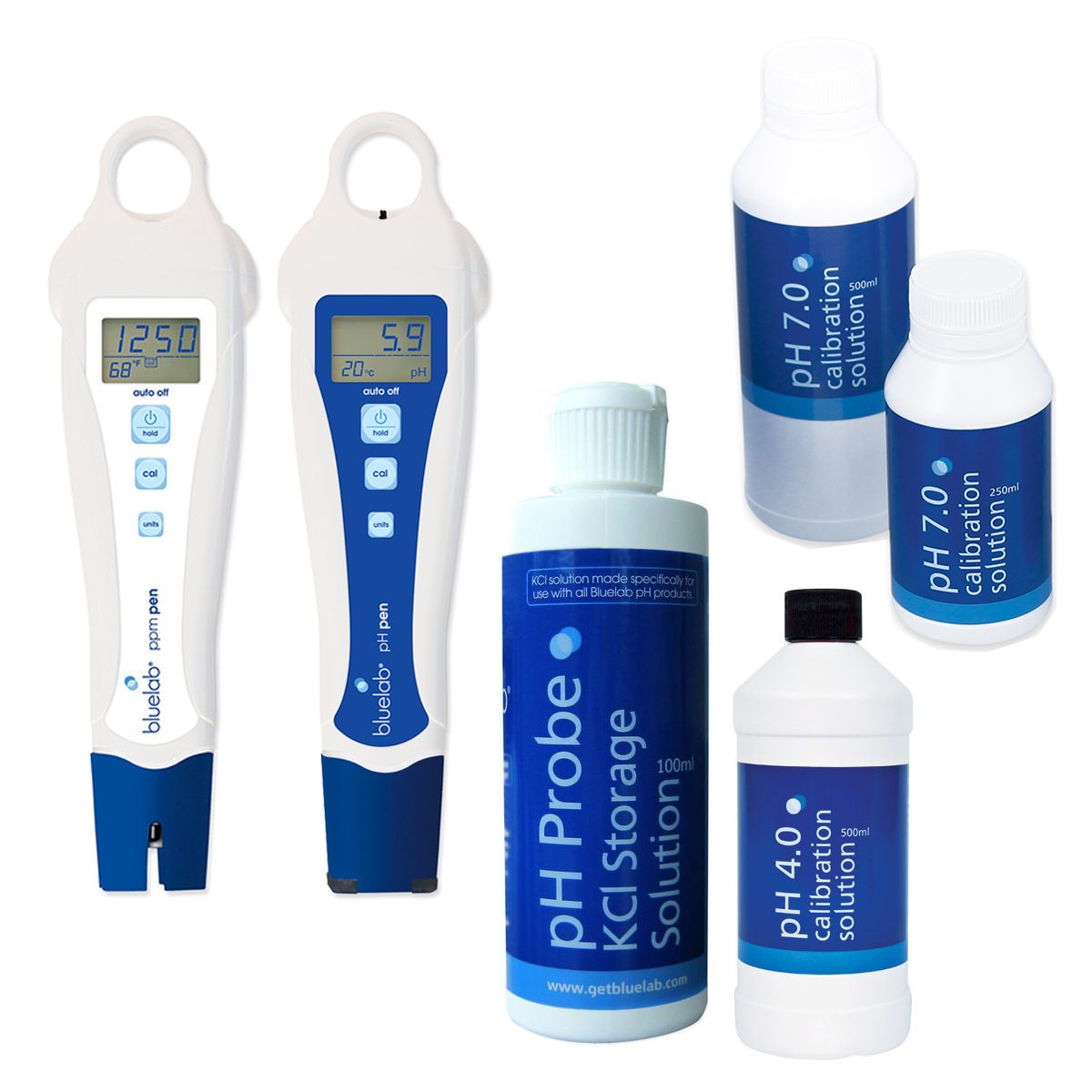 Bluelab pH + PPM Complete Starter Kit with Storage + Calibration Solution