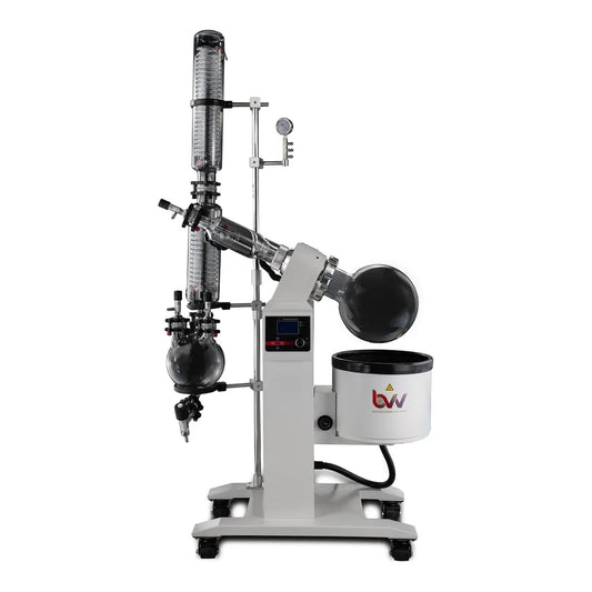 20L BVV ECO Rotary Evaporator - full assembly with condenser