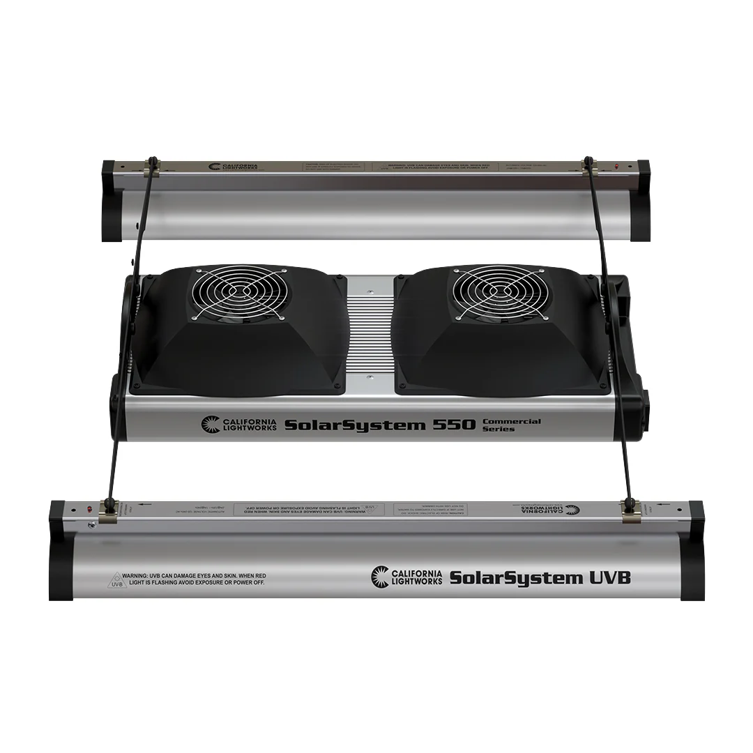 California Light Works SolarSystem 550 UVB Side Top View