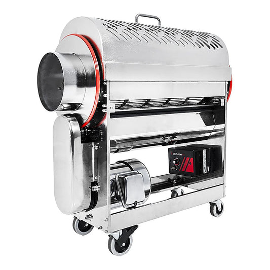 CenturionPro Mini SS trimmer on casters, front view