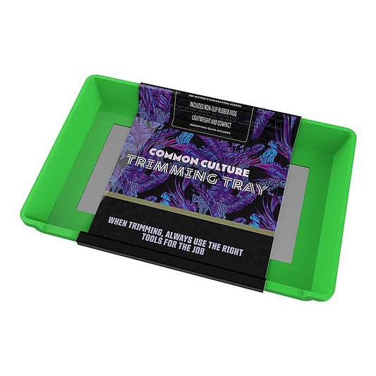 Common Culture Harvest Trim Tray w/ Micron Screen w/ Trojan Scissors Kit - trim tray with box