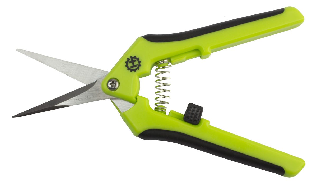 garden trimming scissors Common Culture Trojan 2 Inch Straight Scissors w/ Extra Spring