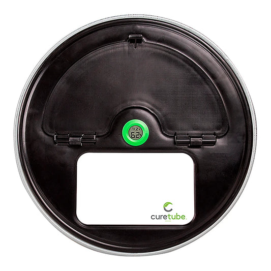 Curetube lid with humidity port