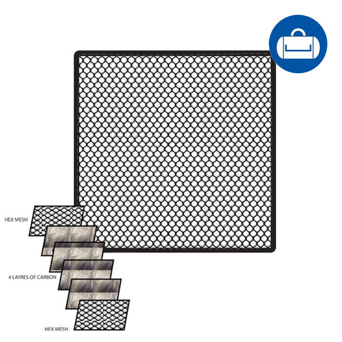 DL Wholesale AWOL Carbon PAD Insert (12''x12'')