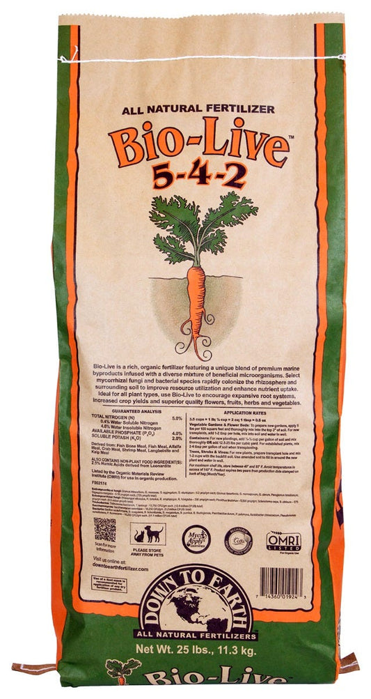 Down To Earth Bio-Live - 25lb Main Image