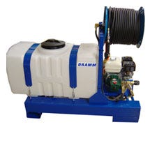 Dramm HydraSkid HONDA 5.5HP Engine, 50 gallons, 150' hose Main Image