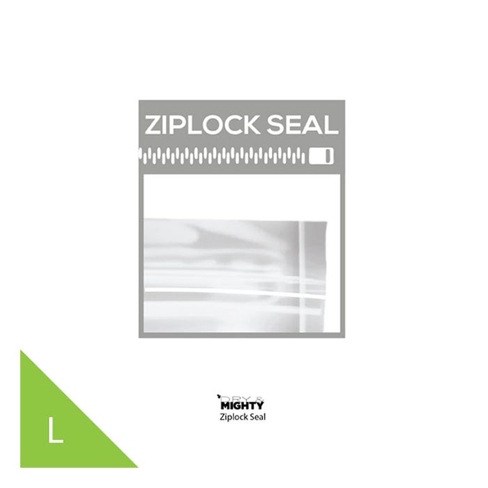 Dry & Mighty Bag Large (10 pack) Ziplock Seal
