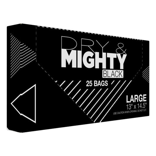 Dry & Mighty Black Bags Large (25 Pack) Box