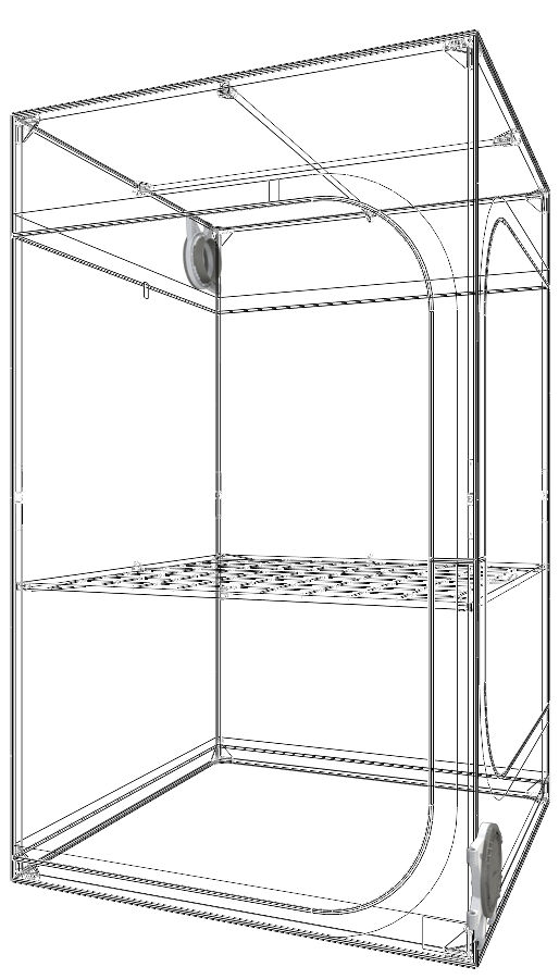 Secret Jardin Dark Street 120 v4.0 (4' x 4' x 6 1/2')