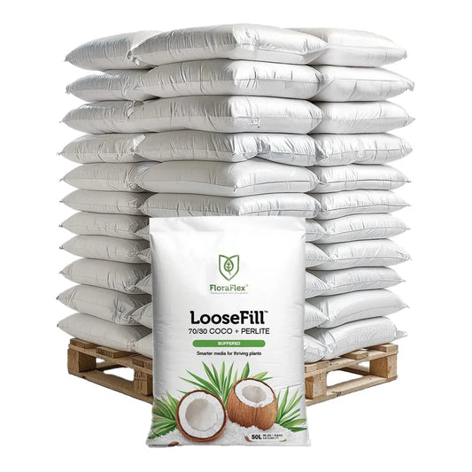 FloraFlex LooseFill 70/30 coco and perlite buffered 1.3 EC, single 50 litre bag