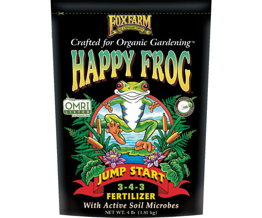 FoxFarm Happy Frog Jump Start Fertilizer 3-4-3, 4 lb bag