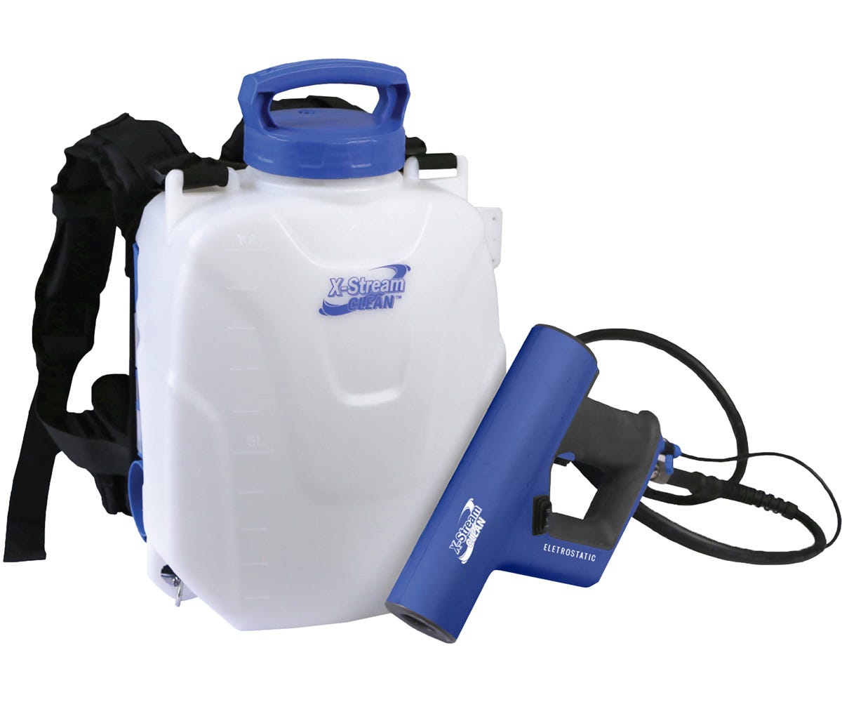 FlowZone X-Stream Clean Volt Electrostatic Battery Disinfectant Backpack Sprayer (2.5-Gallon)