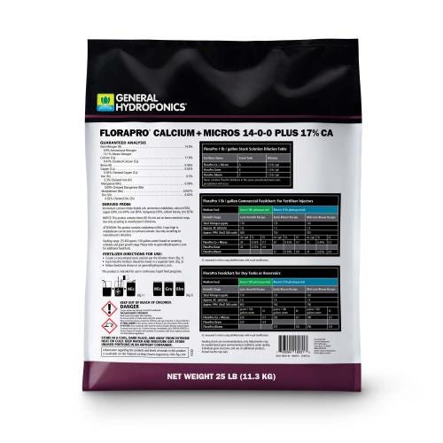 General Hydroponics FloraPro Calcium + Micros 14-0-0