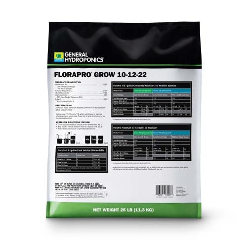 General Hydroponics FloraPro Grow 10-12-22