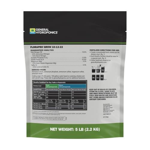 General Hydroponics FloraPro Grow 10-12-22