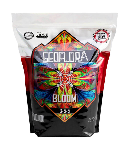 Geoflora Nutrients - BLOOM Dry Granular Fertilizer - 8lb - OMRI Certified (case of 5) - Front