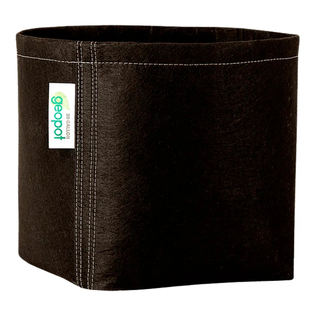 Geopot Self-Supporting Square Bottom - Black - 20 Gal