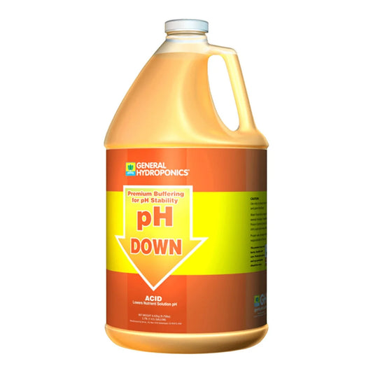 General Hydroponics pH Down Liquid - pH Down, 1 gallon jug