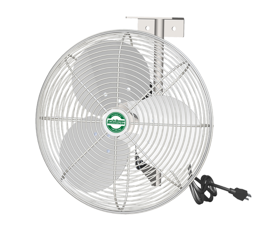 EZ-Breeze HAF 16" Basket Fan, White, 1/10HP, 1PH, 115V, W/Brkt & 10' Cord Main Image
