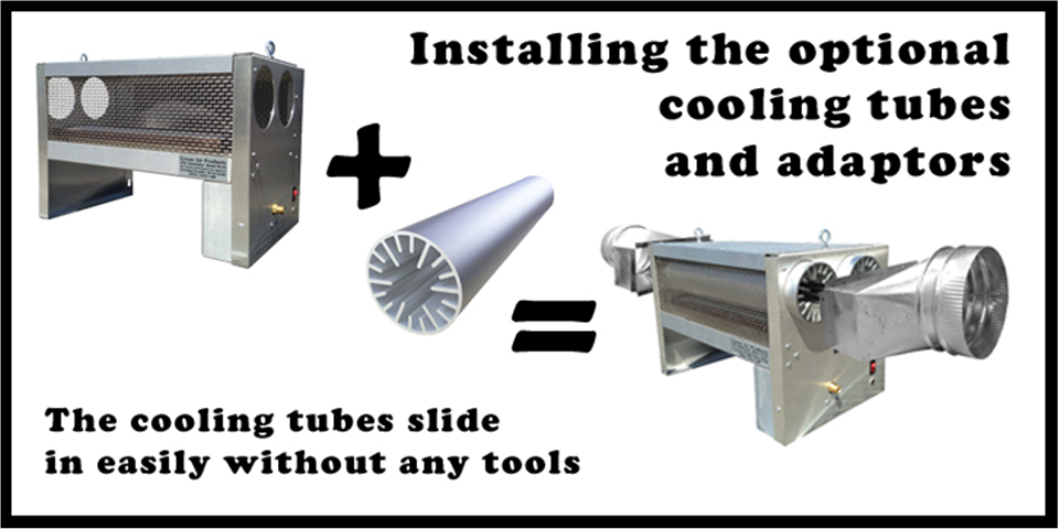 Green Air Products - Air Cooling Duct Adapter (Pair) - Model DA-28
