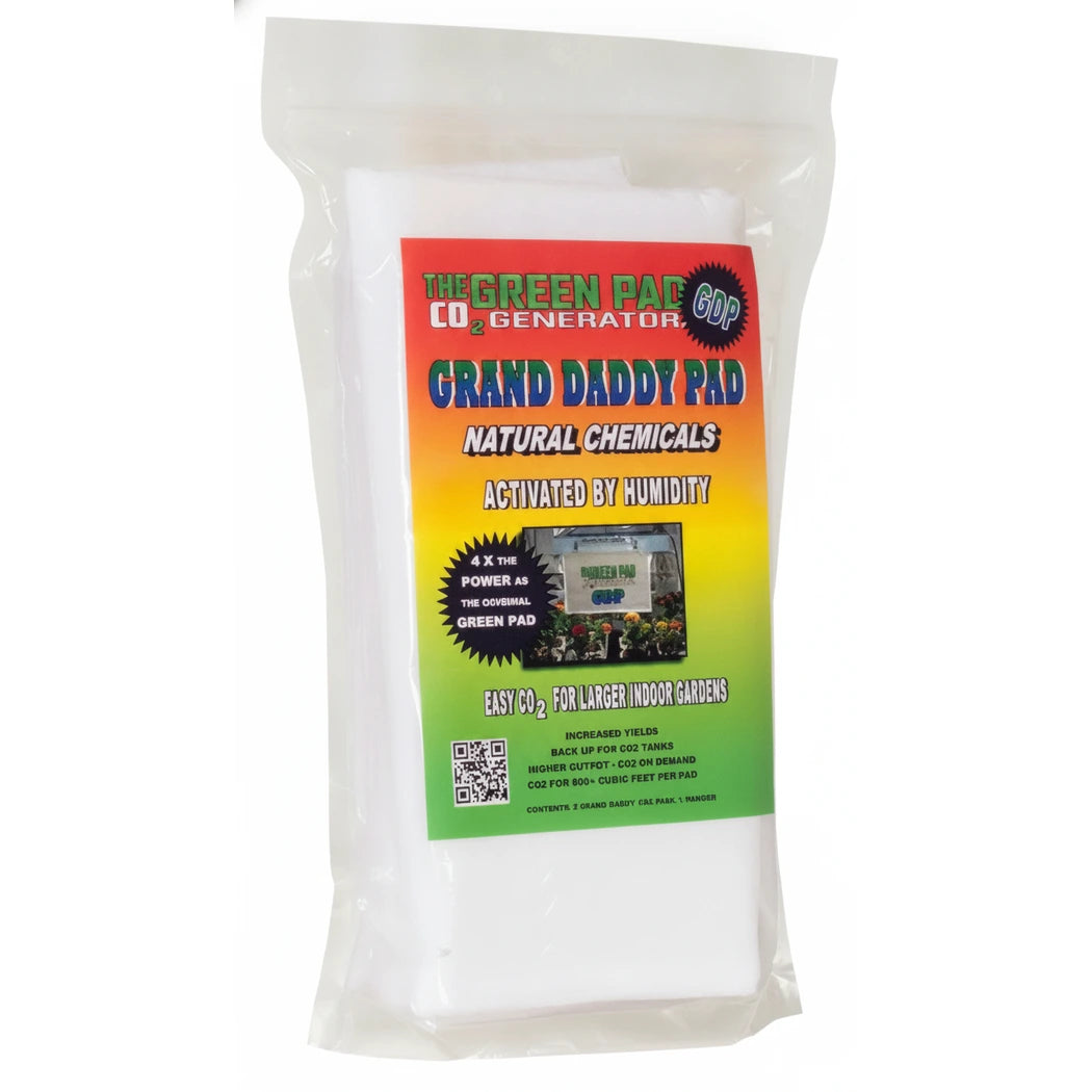 Green Pad Grand Daddy Pad CO2 | 2 Pads 1 Hanger | 800 cu ft